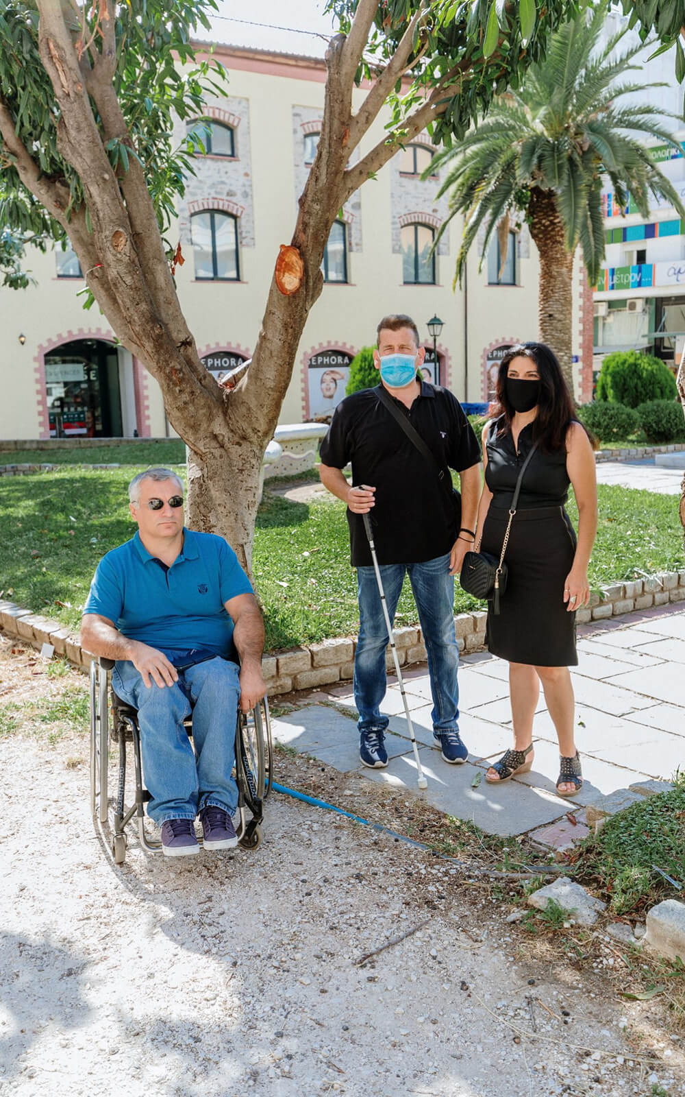 investigating accessibility of Kapnergati Square, 11-08-2020